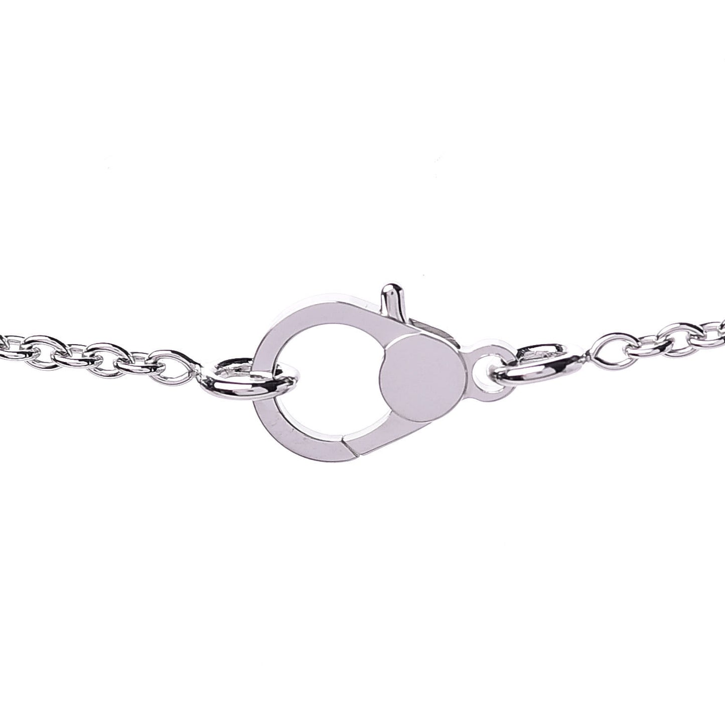 18K White Gold Diamond Finesse Pendant Necklace