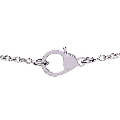 Hermes 18K White Gold Diamond Finesse Pendant Necklace 5 of 7