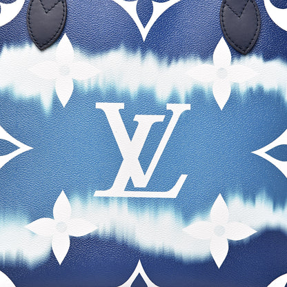 Louis Vuitton Monogram Escale Neverfull MM Blue 10 of 10