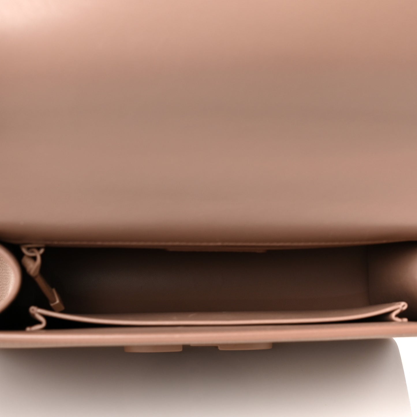 Ultra Matte Grained Calfskin 30 Montaigne Flap Bag Blush