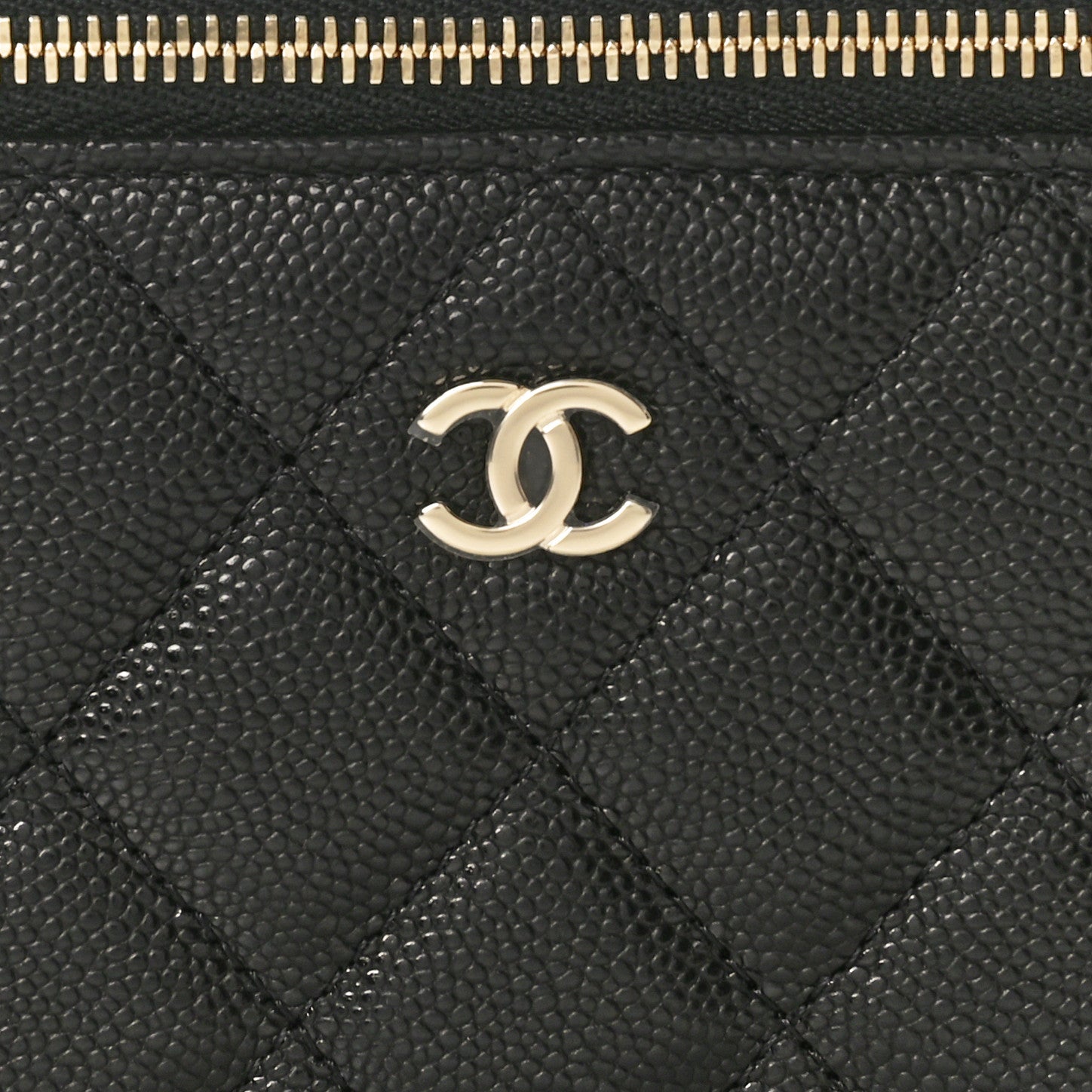 Chanel Caviar Quilted Small Vanity Case With Chain Black 8 of 11