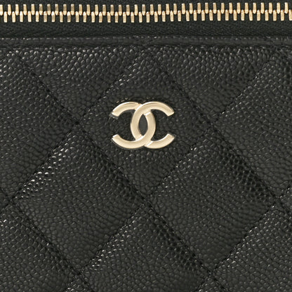 Chanel Caviar Quilted Small Vanity Case With Chain Black 8 of 11