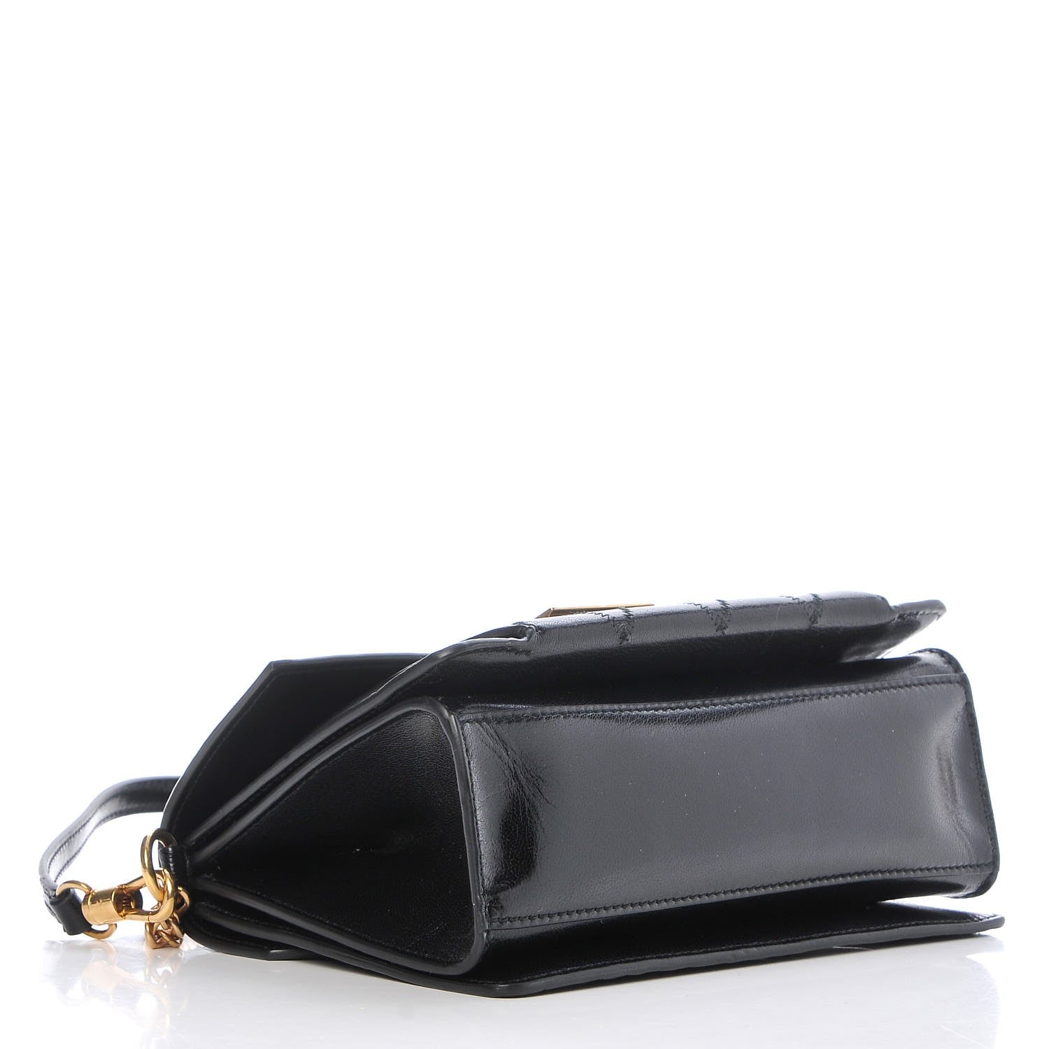 Givenchy Goatskin Quilted Small GV3 Shoulder Bag Black 4 of 6