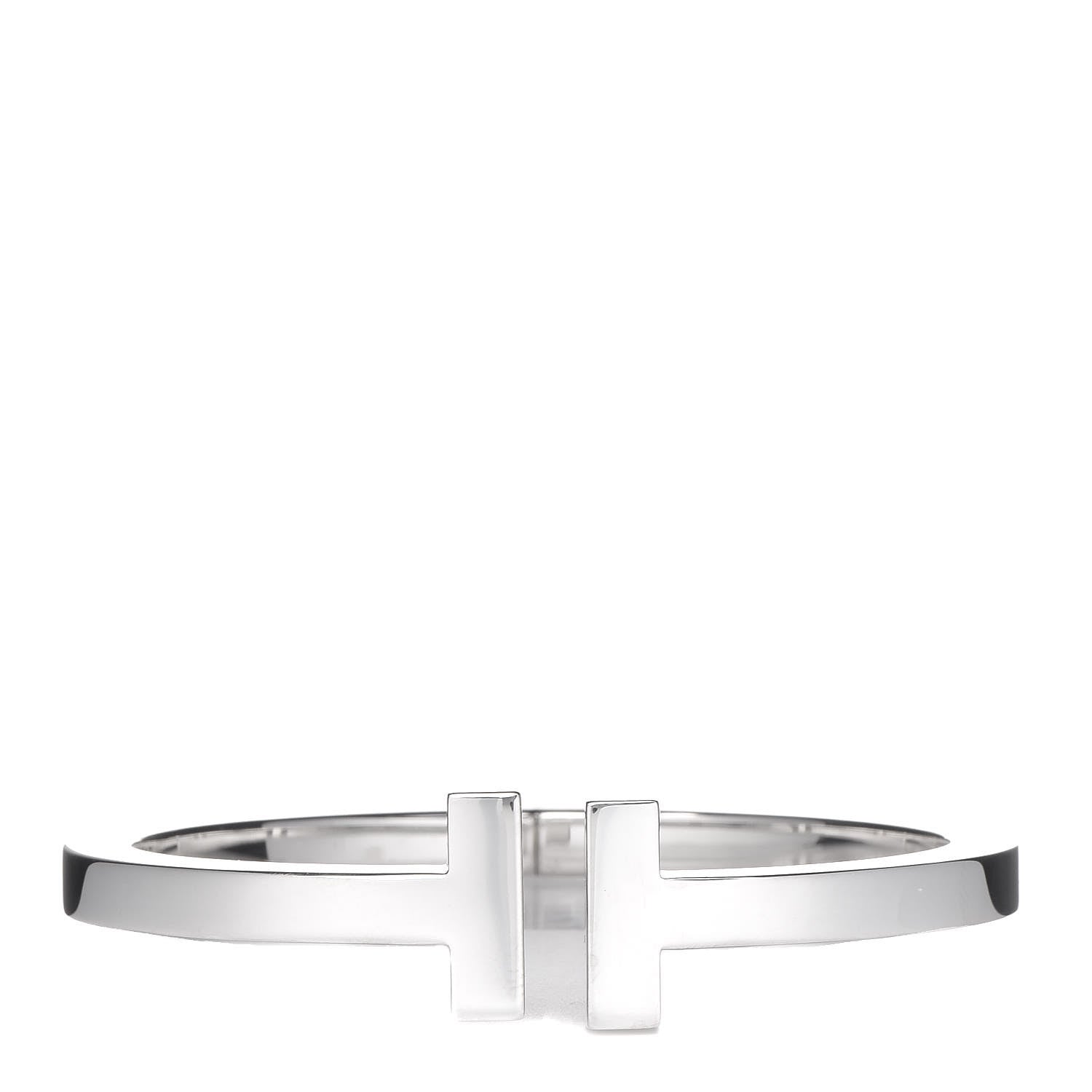 Tiffany Sterling Silver T Square Bracelet 1 of 4