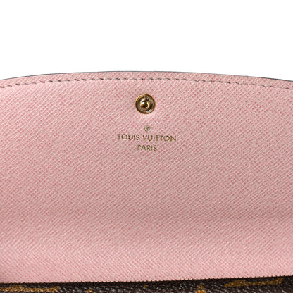 Louis Vuitton Monogram Emilie Wallet Rose Ballerine 6 of 6