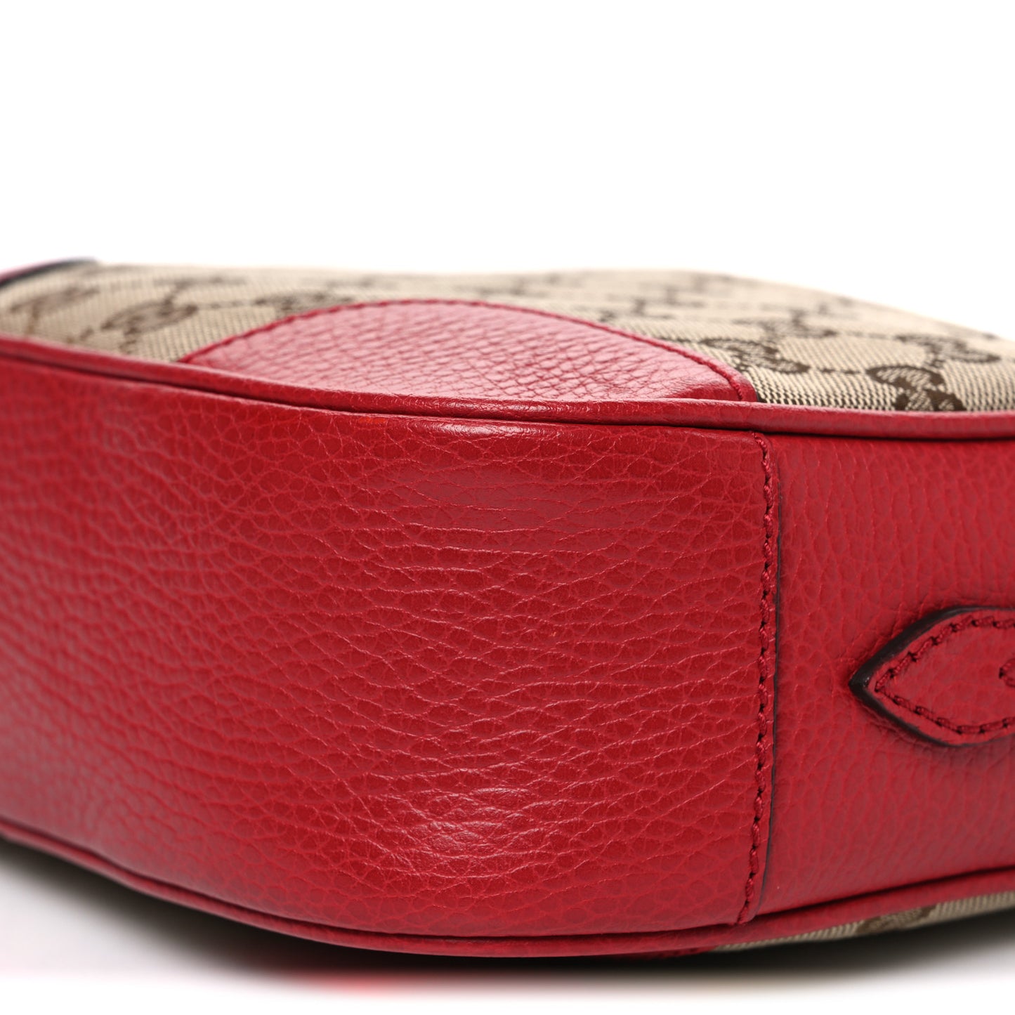 Monogram Mini Bree Messenger Bag Red