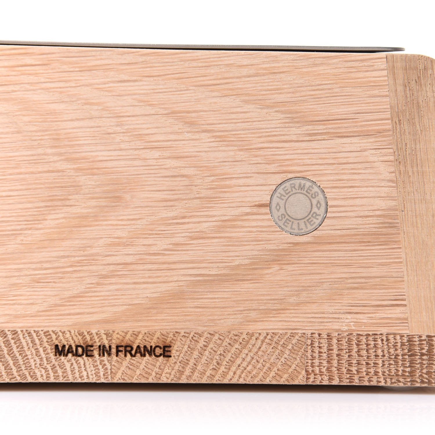 Hermes Oak Wood Small Chaine d'Ancre Dog Bowl Naturel 6 of 7