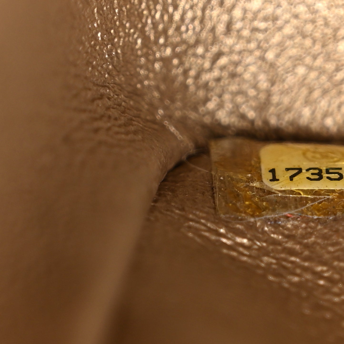 Metallic Lambskin Quilted Jumbo Double Flap Gold