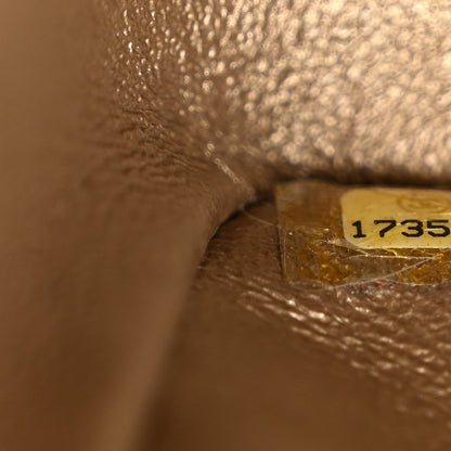 Chanel Metallic Lambskin Quilted Jumbo Double Flap Gold 7 of 10