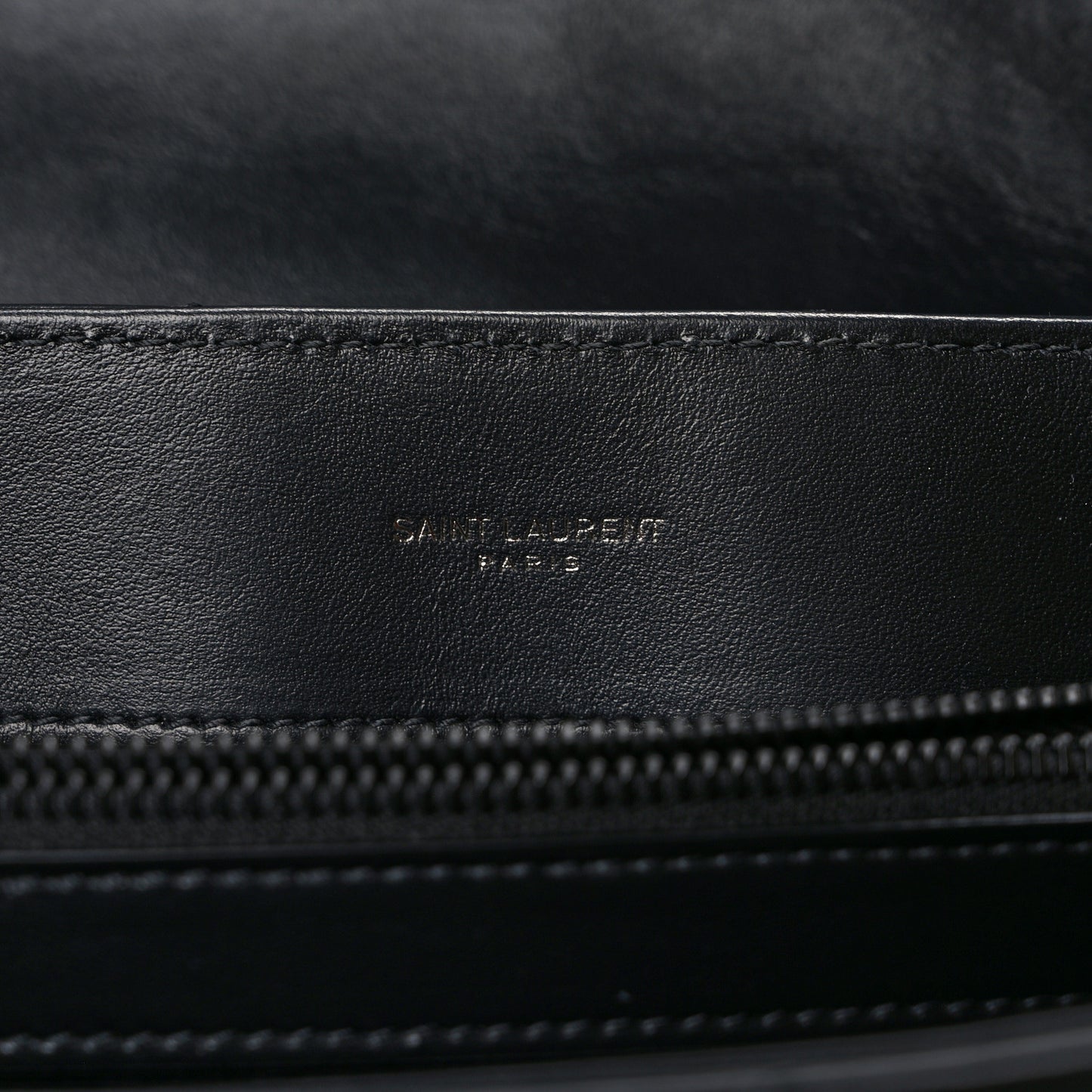 Calfskin Y Quilted Monogram Monochrome Medium Loulou Chain Satchel Black