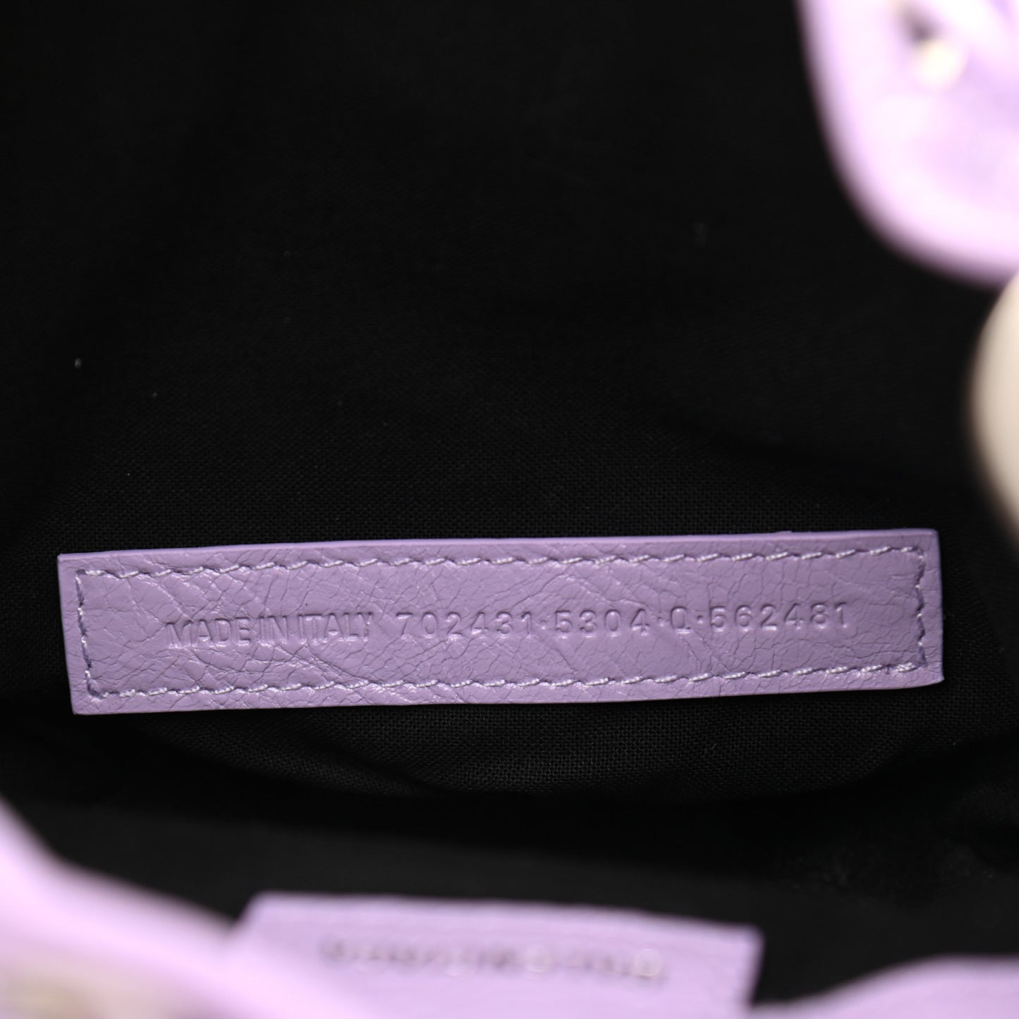 Agneau Arena Le Cagole Bucket Bag XS Lilac