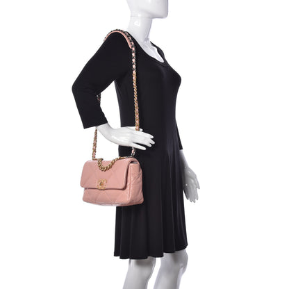 Chanel Lambskin Quilted Medium Chanel 19 Flap Light Pink 2 of 10