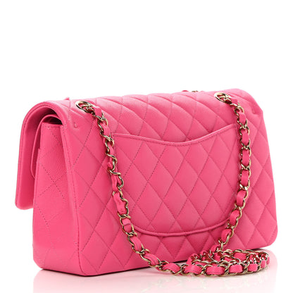 Chanel Caviar Quilted Medium Double Flap Rose 3 of 11