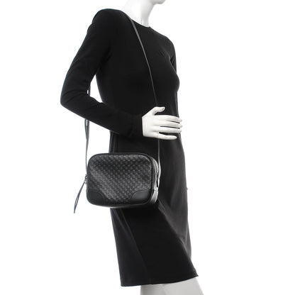 Gucci Microguccissima Mini Bree Messenger Bag Black 2 of 7