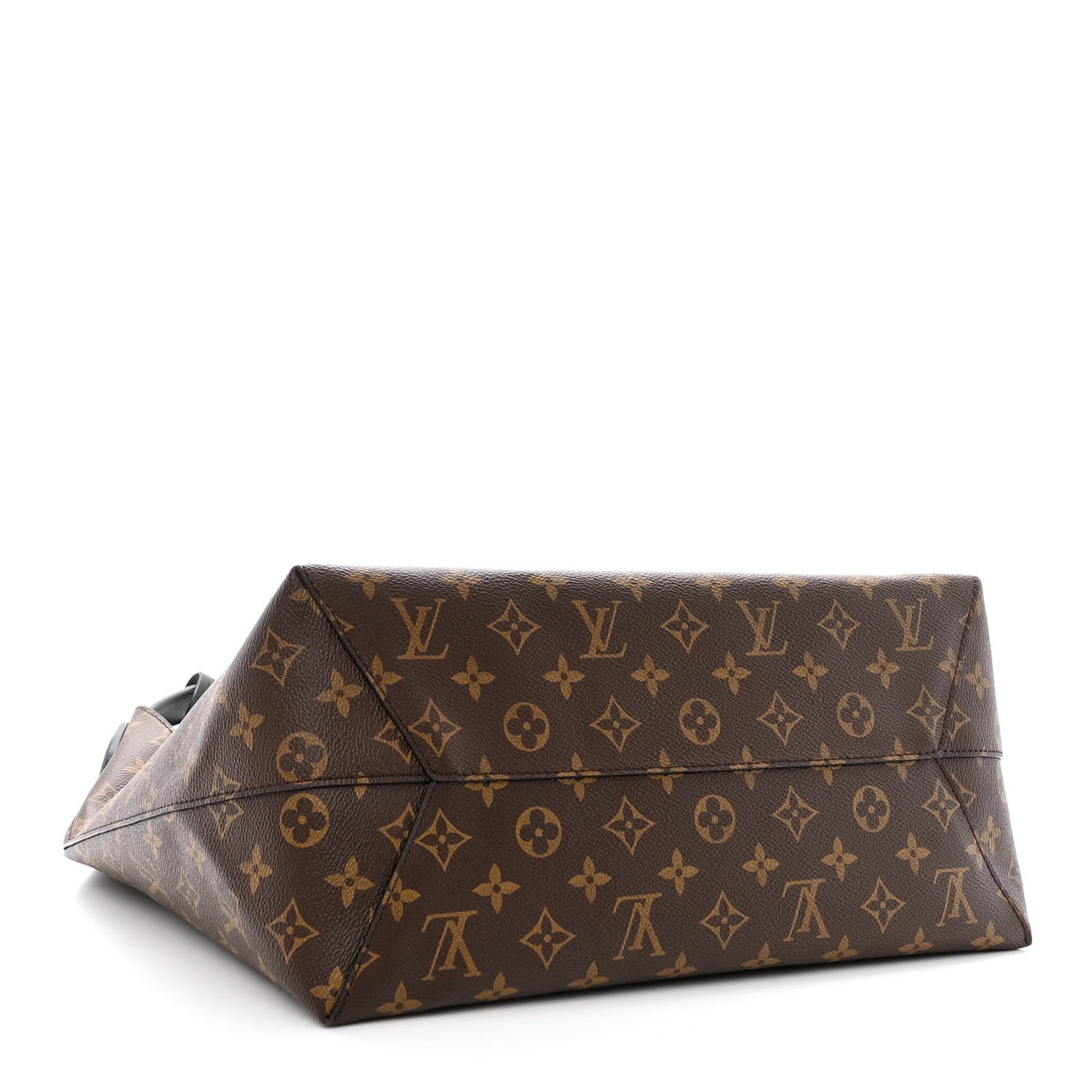 Monogram Flower Hobo Black