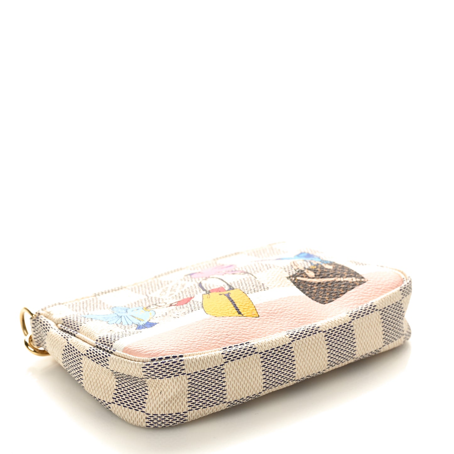 Damier Azur 2018 Christmas Animation Mini Pochette Accessories