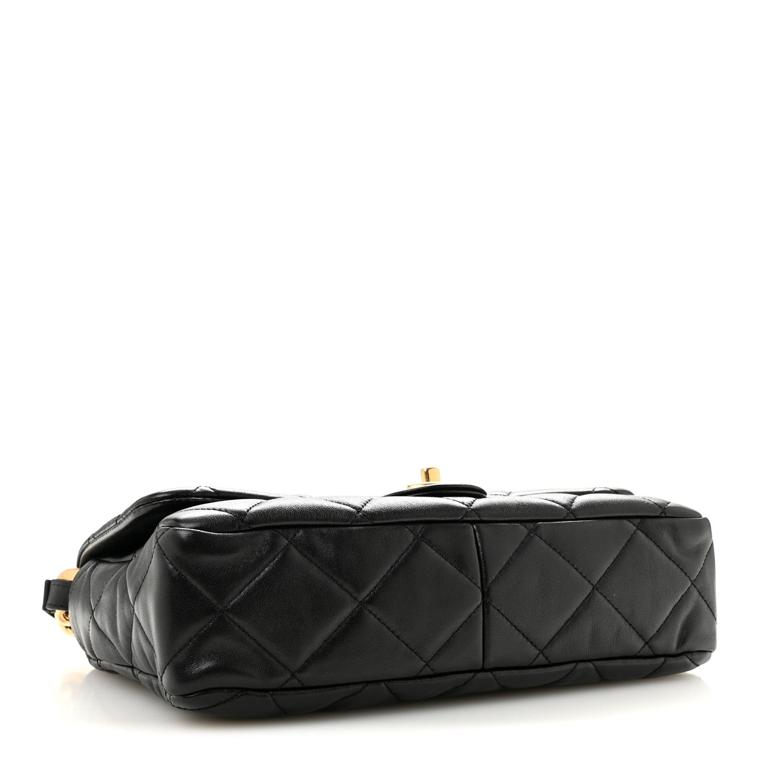 Chanel Lambskin Quilted Large CC Funky Town Flap Black 4 of 12