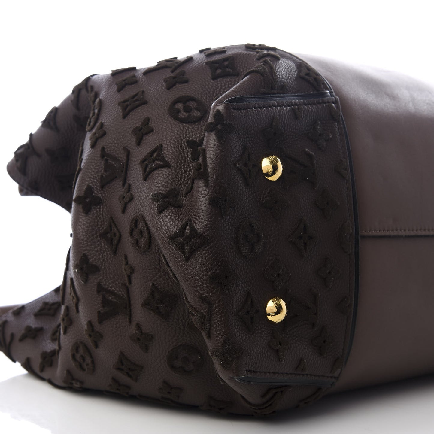 Cuir Orfevre Veau Cachemire Tote W GM Gris