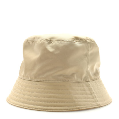 Prada Re-Nylon Metal Triangle Logo Womens Bucket Hat L Deserto 3 of 7
