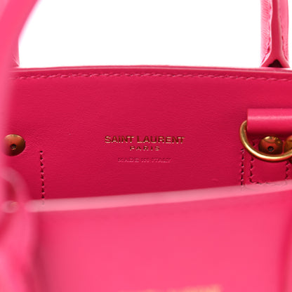 Saint Laurent Calfskin Nano Sac De Jour Bubblegum 6 of 10