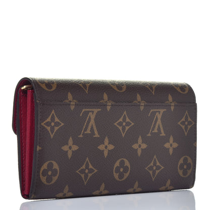 Louis Vuitton Monogram Sarah Wallet NM Fuchsia 3 of 7