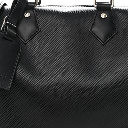 Louis Vuitton Epi Speedy Bandouliere 25 Black 8 of 10