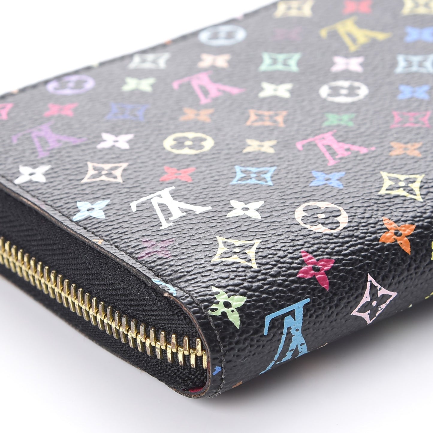 Monogram Multicolor Zippy Wallet Black Grenade