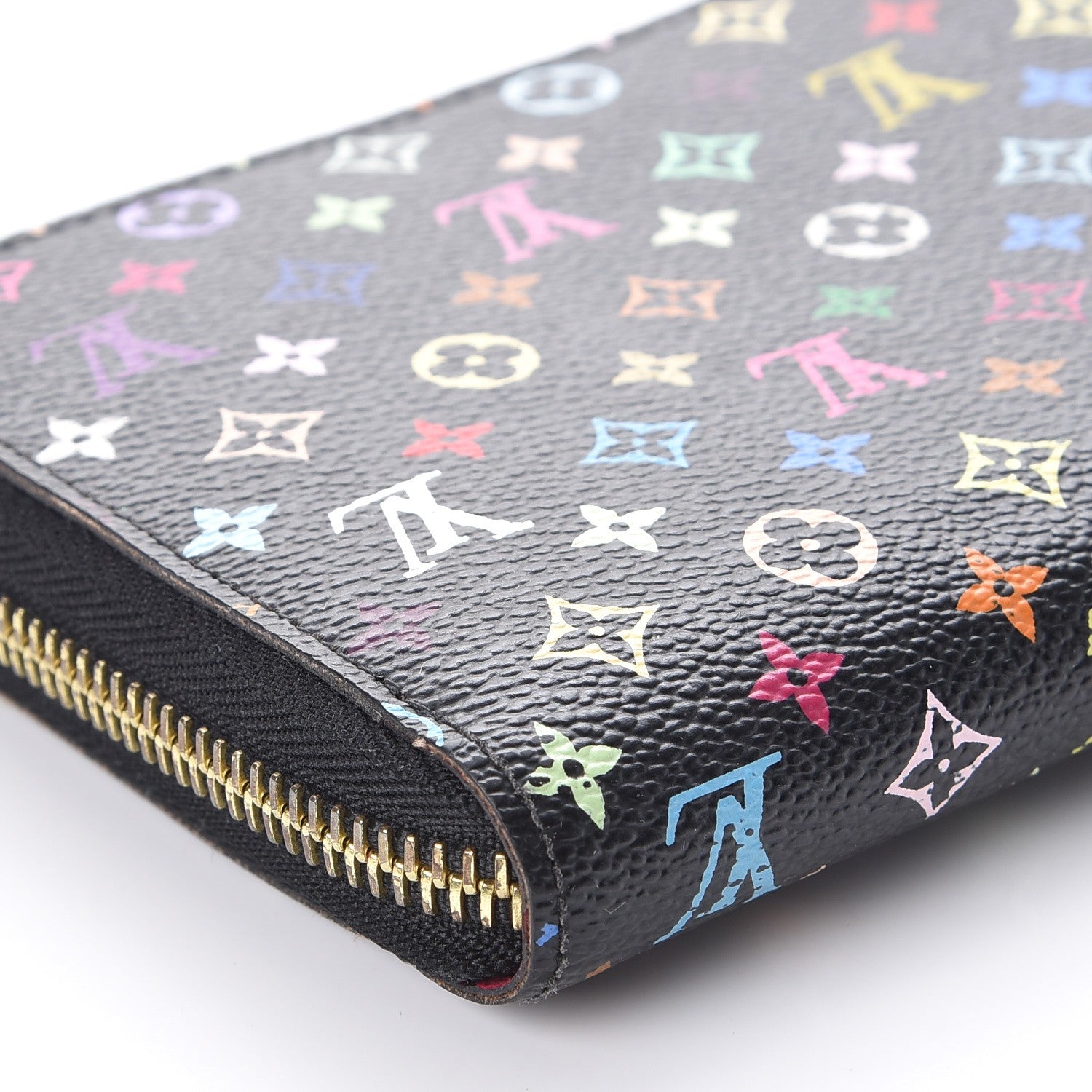 Louis Vuitton Monogram Multicolor Zippy Wallet Black Grenade 11 of 12