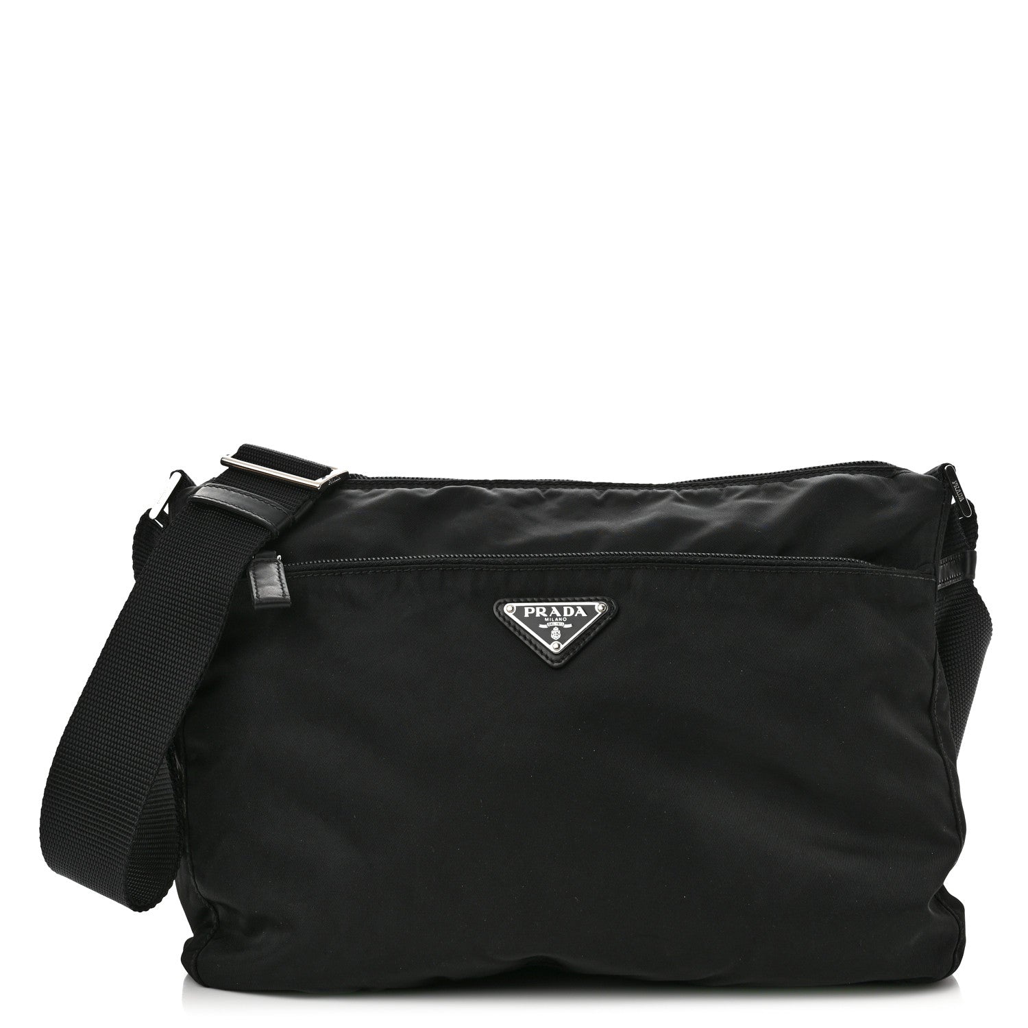 Prada Tessuto Nylon Crossbody Bag Black 1 of 10