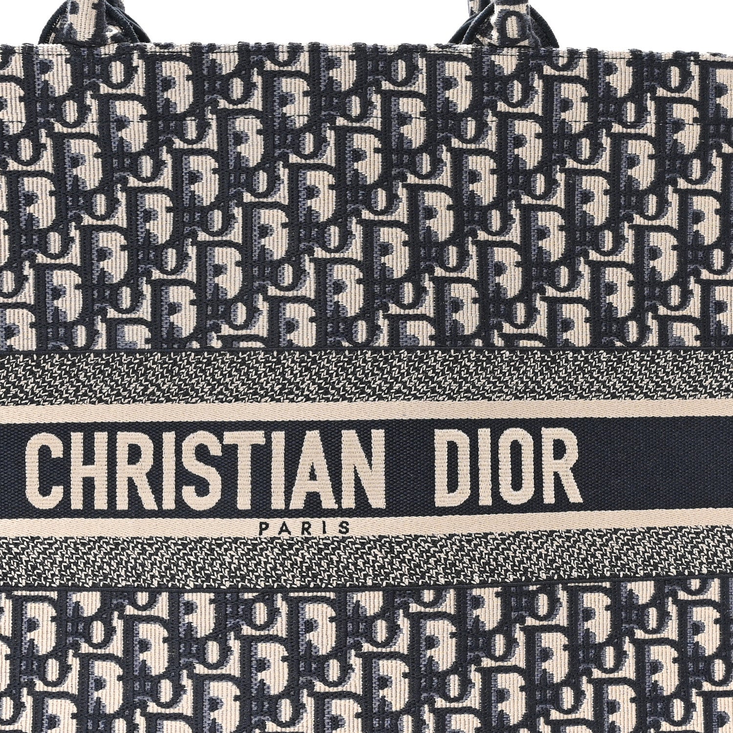 Christian Dior Oblique Large Book Tote Blue Multicolor 8 of 11