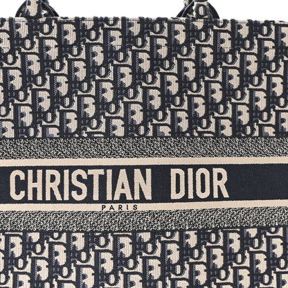 Christian Dior Oblique Large Book Tote Blue Multicolor 8 of 11
