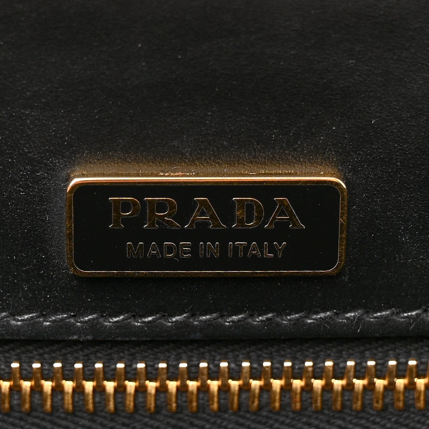 Prada Antic Soft Saffiano Lions Head Cahier Shoulder Bag Black 6 of 14