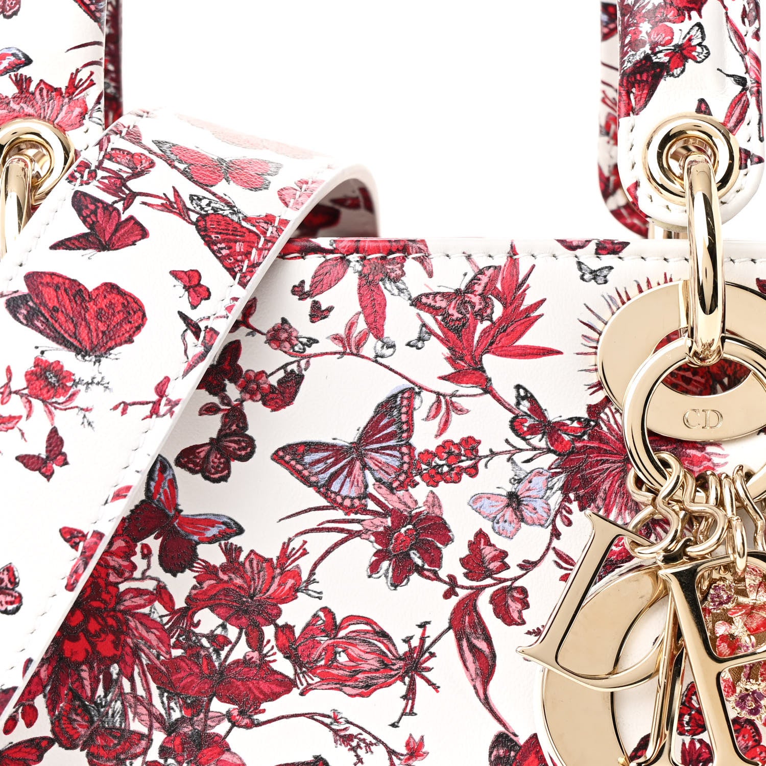Christian Dior Calfskin Le Coeur Des Papillons Small My ABCDior