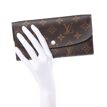 Louis Vuitton Monogram Emilie Wallet Rose Nacre 2 of 7