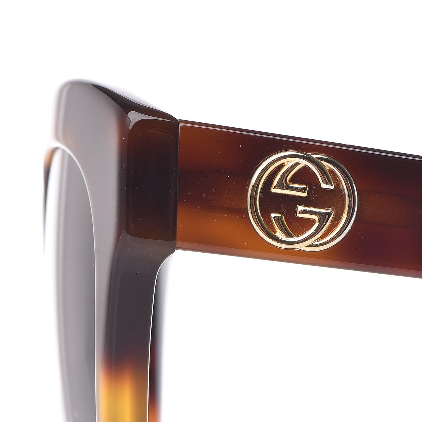 Acetate Square Frame Sunglasses GG0029S Tortoise