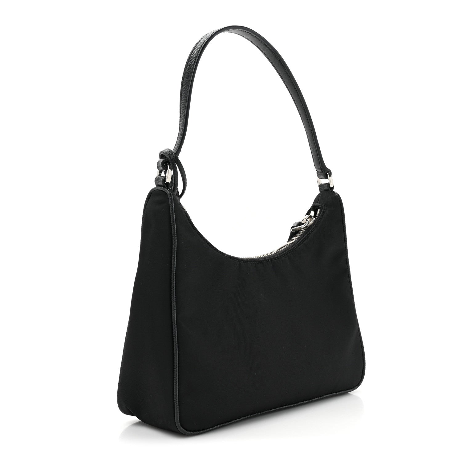 Prada Tessuto Nylon Saffiano Mini Re-Edition 2005 Bag Black 3 of 10
