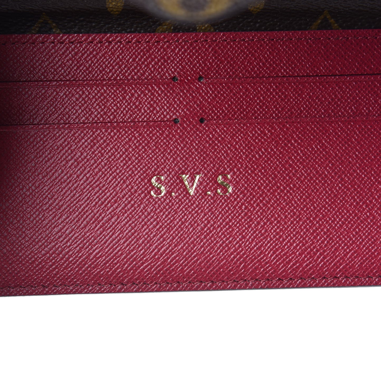 Monogram Josephine Wallet Fuchsia