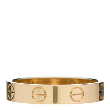 Cartier 18K Yellow Gold 3.5mm LOVE Wedding Band Ring 51 5.75 3 of 5