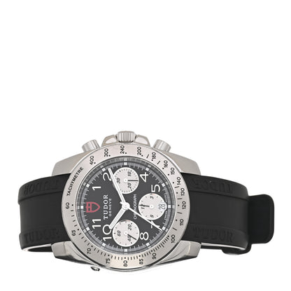 TUDOR Stainless Steel Rubber 41mm Sports Chronograph Automatic Watch Black 20300 2 of 4