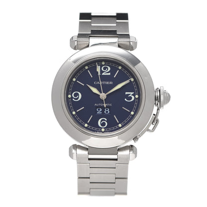 Cartier Stainless Steel 35mm Pasha C Big Date Automatic Watch Blue 1 of 5