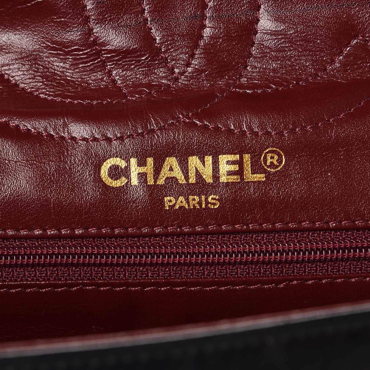 Chanel Lambskin Quilted Medium Double Flap Black 7 of 8