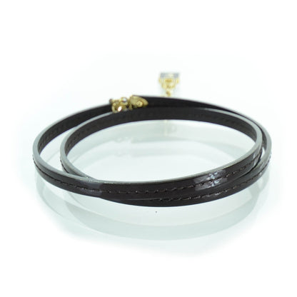 Louis Vuitton Patent Commit Wrap Bracelet Amarante 2 of 3