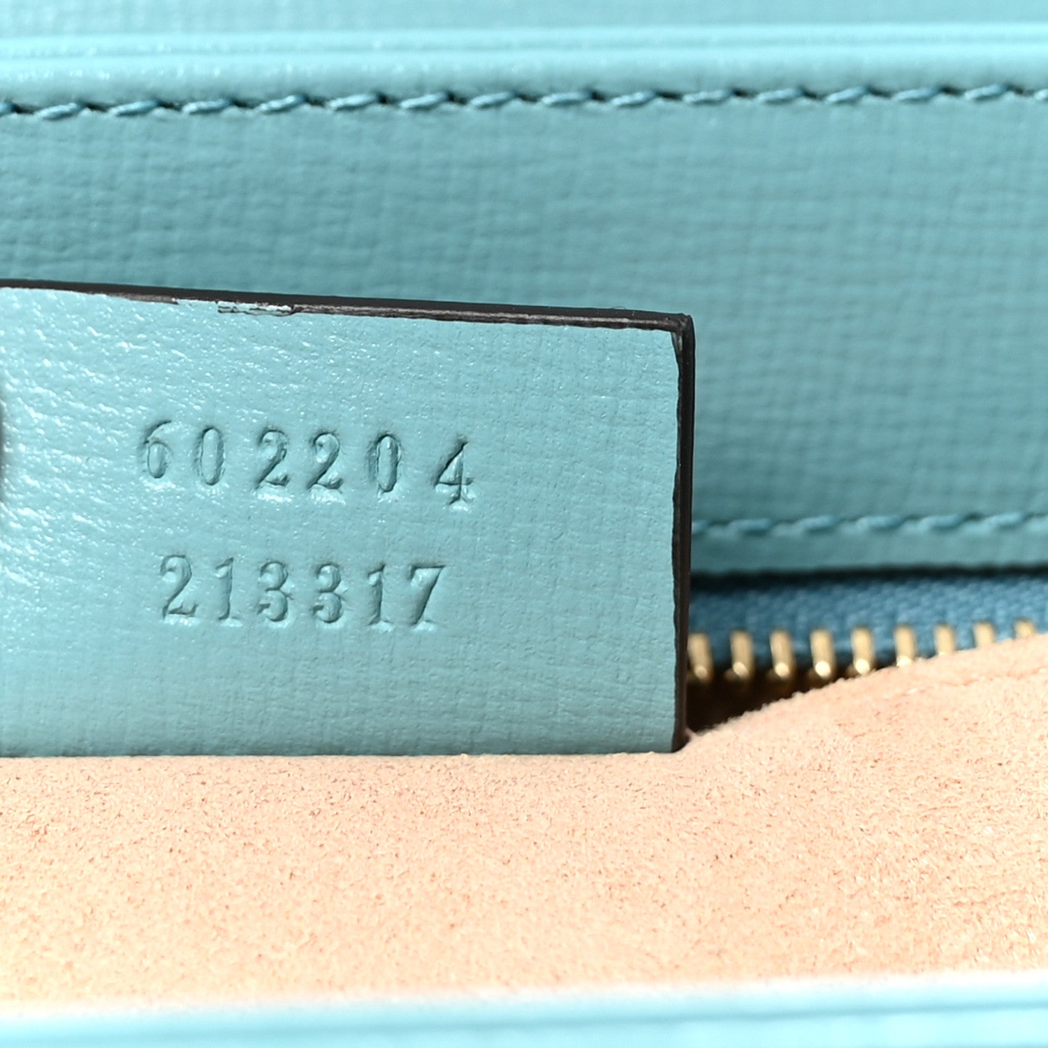 Gucci Azalea Calfskin Horsebit 1955 Shoulder Bag Dusty Azure 7 of 10