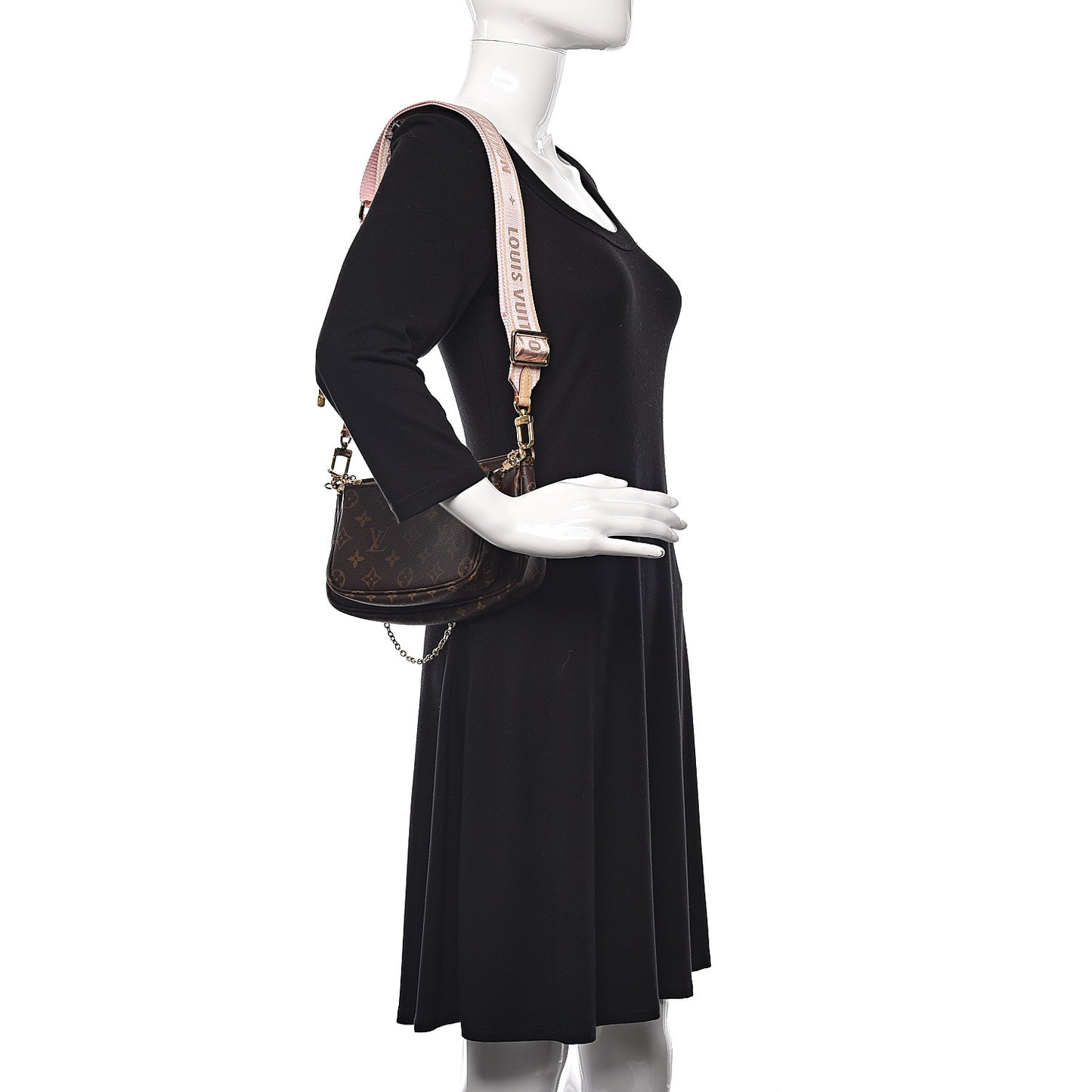 Monogram Multi Pochette Accessories Rose Clair