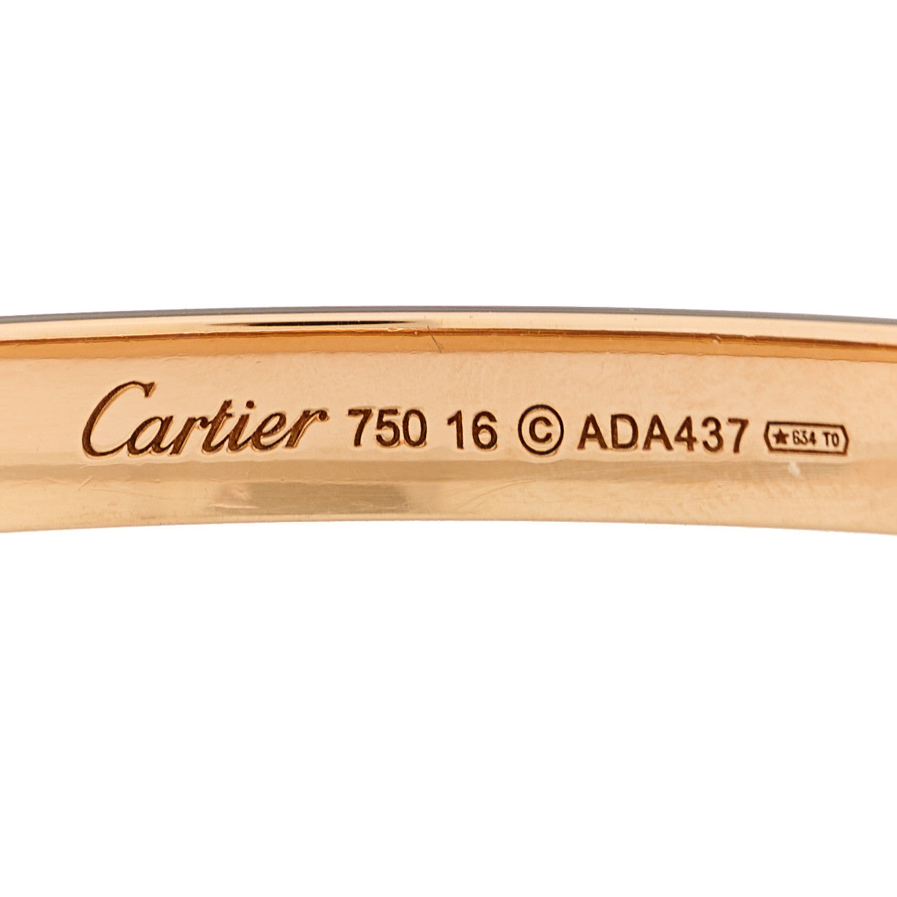 Cartier 18K Pink Gold LOVE Bracelet 16 3 of 8