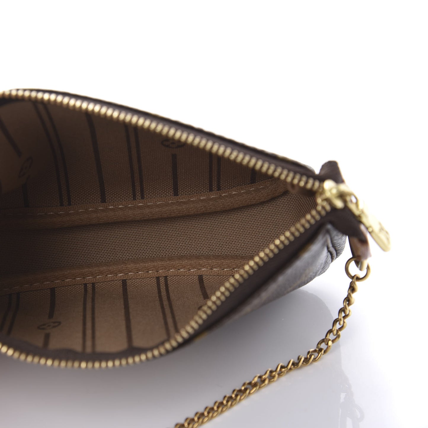 Monogram Complice Trunks and Bags Mini Pochette Accessories Beige