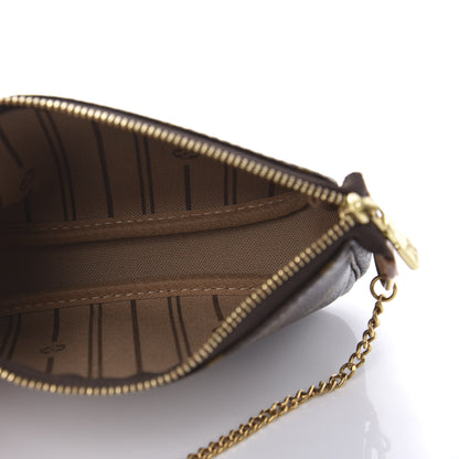 Louis Vuitton Monogram Complice Trunks and Bags Mini Pochette Accessories Beige 5 of 11