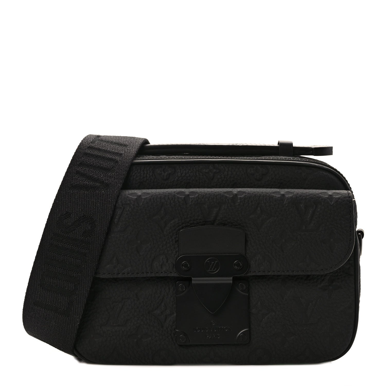 Louis Vuitton Taurillon Monogram S Lock Messenger Black 1 of 7