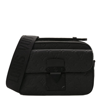 Louis Vuitton Taurillon Monogram S Lock Messenger Black 1 of 7