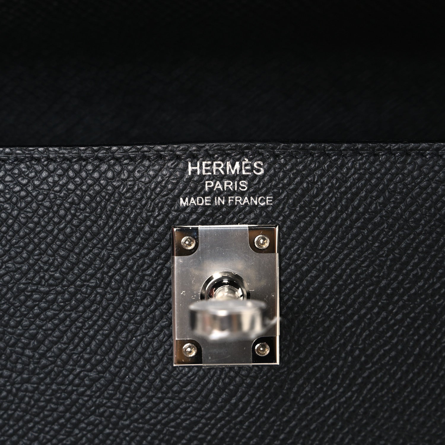 Hermes Epsom Kelly Sellier 25 Black 6 of 10